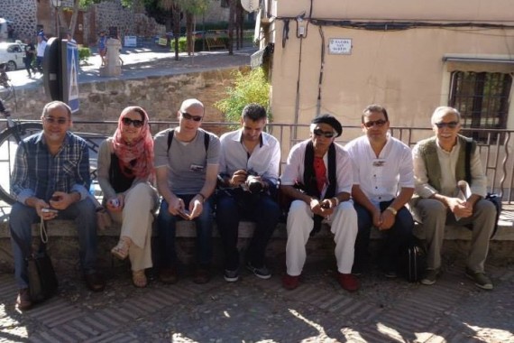 5 Sadoun con otros poetas árabes