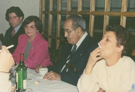 6 Manuel Ulacia, Isabel Castellano, Gastón Baquero y Nidia Fajardo (foto de A. P. Alencart, 1993)