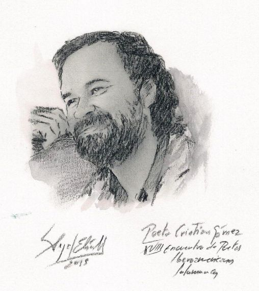 1 El poeta Cristián Gómez Olivares