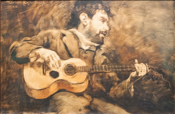 10 Guitarrista. Retrato del pintor Dario Regoyos, de Theo Van Risselbergue