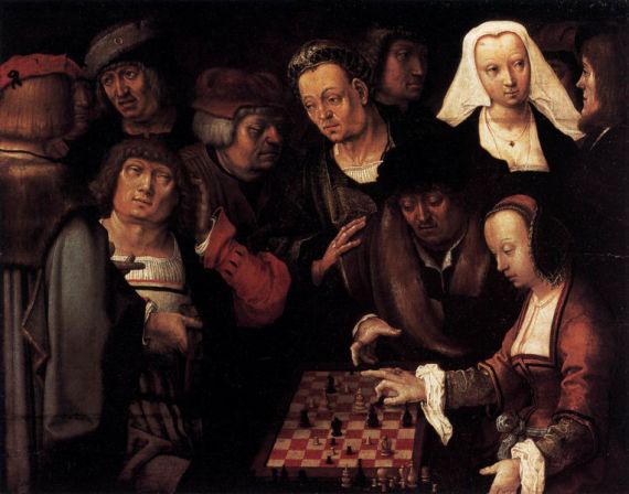 2 La partida de ajedrez (1508), de Lucas Van Leyden