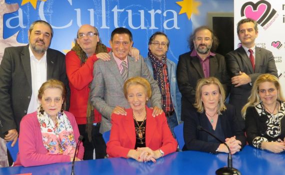 4 Miembros del jurado, con Pilar Fernández Labrador y el pintor Miguel Elías (1280x768)
