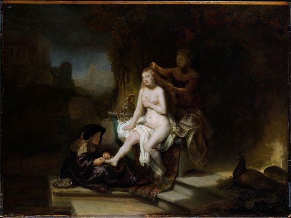 6 El Aseo de Betsabé (1643), de Rembrandt