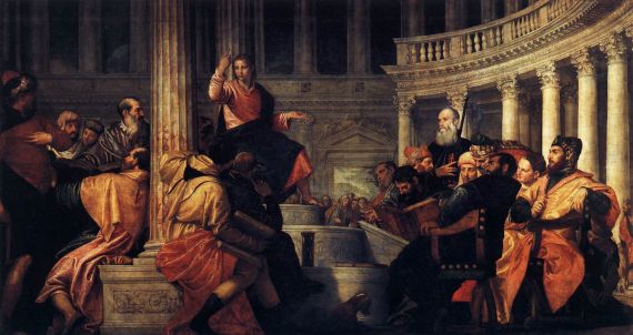 8 Jesús entre los doctores (c. 1560), de Paolo Veronese