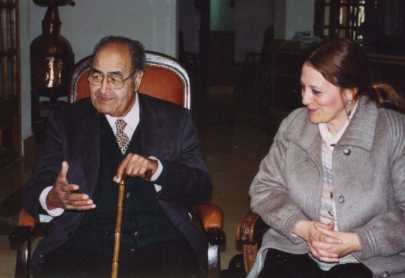 3 Gastón Baquero y Carmen Ruiz Barrionuevo en el Hotel Emperatriz (Foto de A. P. Alencart, 1993)