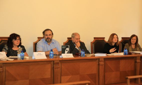 2 Los profesores Nely Iglesias, A. P. Alencart, Manuel Montesinos, Patricia Cifre y Ana Agud