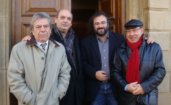 5 António Salvado, J. M. Muñoz Quirós, Alencart y Francisco Javier Sánchez (Toral de los Guzmanes, 2008)