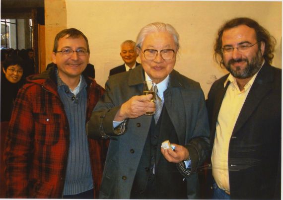 5 Miguel Elías, Eikichi Hayashiya y Alfredo Pérez Alencart (Salamanca, 7-10-2010)