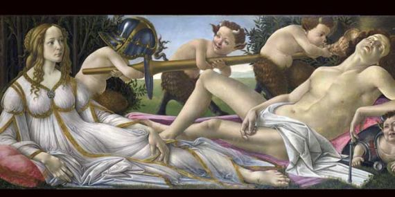 3 Venus y Marte, Sandro Botticelli, 1483