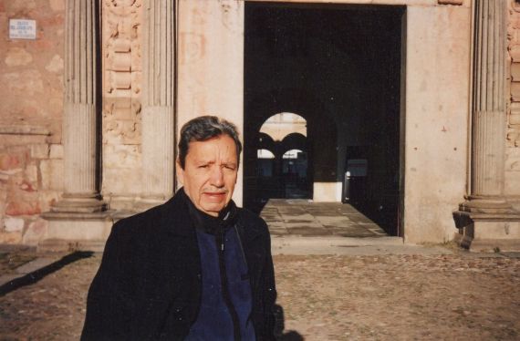 7 Ramón Palomares en el Colegio Fonseca (2002, foto de Jacqueline Alencar)