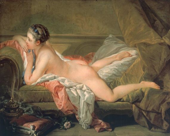 5 Desnudo descansando (Louise O_Murphy) - François Boucher