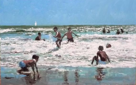 1 Niños en el mar, de Rubén de Luis