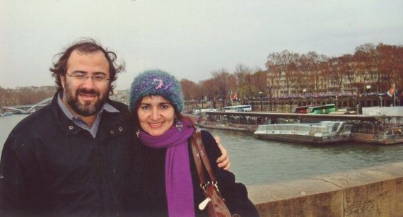 4 A. P. Alencart y Jacqueline Alencar en París (foto de Miguel Elías)