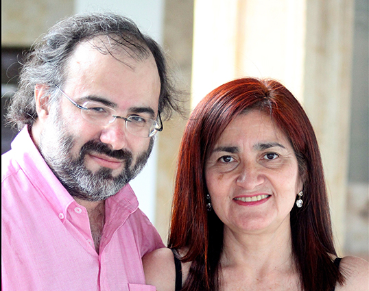 5 A. P. Alencart y Jacqueline Alencar (Foto de José A,mador Martín)