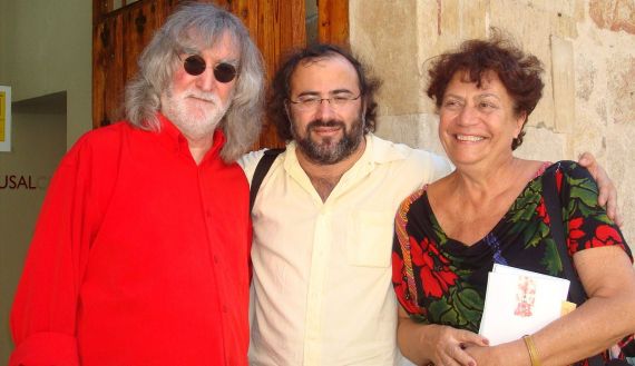 2 Álvaro Alves de Faria, A. P. Alencart y Ana María Machado en Salamanca (2010, foto de Jacqueline Alencar)