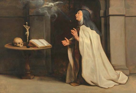 3 Visión de santa Teresa del Espíritu Santo, de Rubens (1614)