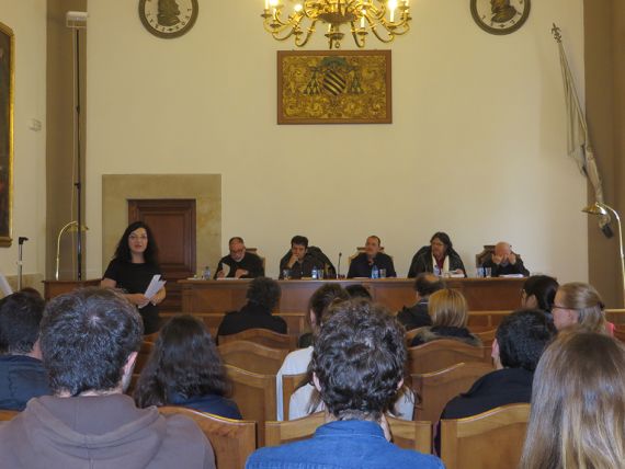 6 Acto en Aula Magna de Filología de la Universidad de Salamanca, 2016 (Foto de Jacqueline Alencar)