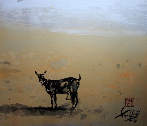 13 Cabra en el desierto, de Miguel Elías