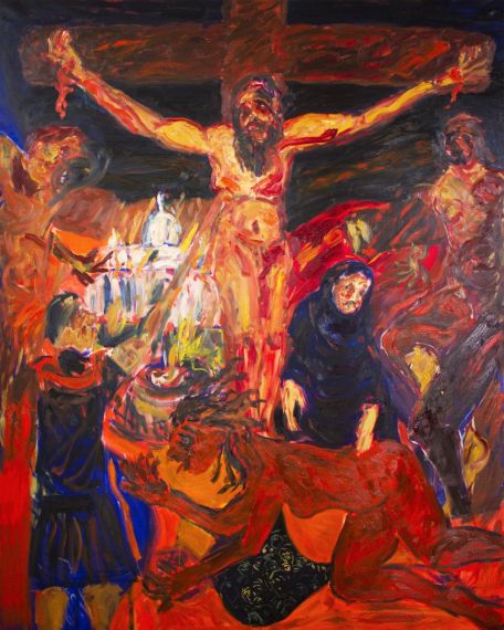 2 Crucifixión - óleo sobre lienzo - 250 x 190 cm - 2017 (1024x768)