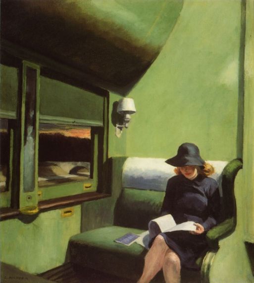 11 Compartment C, Car 293, Edward Hopper (1938)