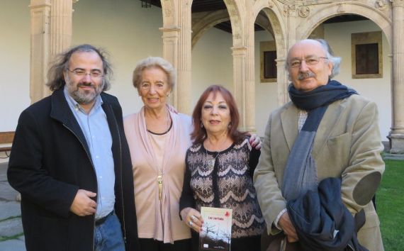 6 Alfredo Pérez Alencart, Pilar Fernández Labrador, Margalit Matitiahu y Antonio Colinas(foto de Jacqueline Alencar)