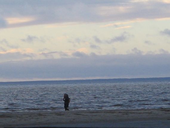 15 Por el mar de Pärnu, fotografía del poeta estonio Juri Talvet