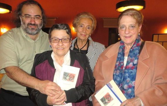 1 Alfredo Pérez Alencart, Lilliam Moro, Pilar Fernández Labrador y Carmen Ruiz Barrionuevo (foto de Jacqueline Alencar)