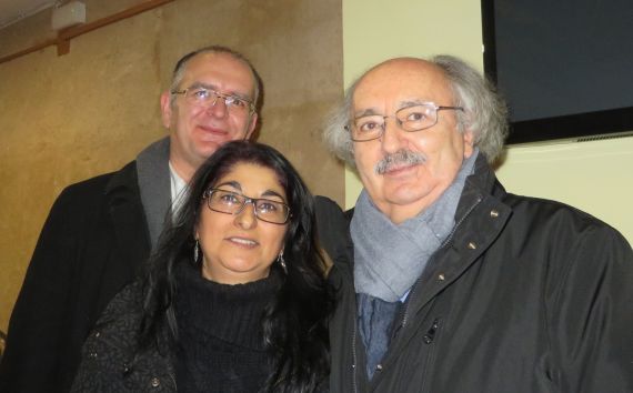 5 Juan Carlos Martín, Tere Cortés y Antonio Colinas (foto de Jacqueline Alencar)