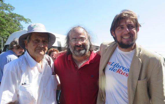 7 Omar Lara, Alfredo Pérez Alencart y Arturo Desimone (Aruba)