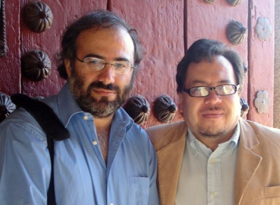 4 Alfredo Pérez Alencart y Gabriel Chávez Casazola en Salamanca (foto de J. Alencar)