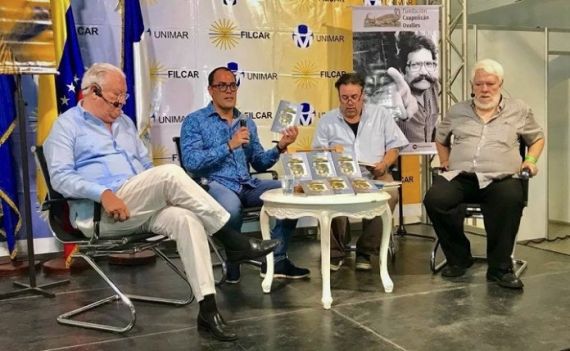 5 Un momento de la presentación del libro, el 13 de marzo en la Feria Internacional del Libro del Caribe (Filcar)