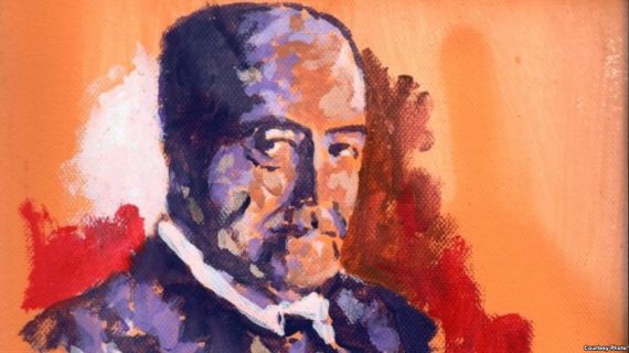 1 Gastón Baquero retratado por Miguel Elías (fragmento)