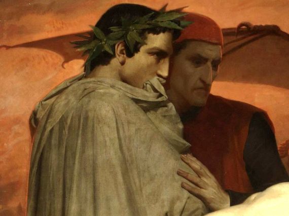 12 Virgilio y Dante, por William Adolphe Bouguereau, 1850