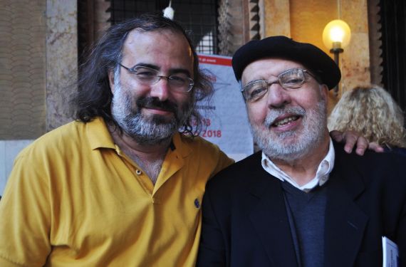 2 A. P. Alencart y Antonino Caponnetto (foto de Paula Castagna)
