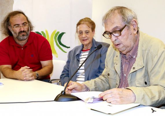 3 Alencart, Ruiz Barrionuevo y Cadenas en el Centro de Estudios Brasileños (foto de Manuel Layas)