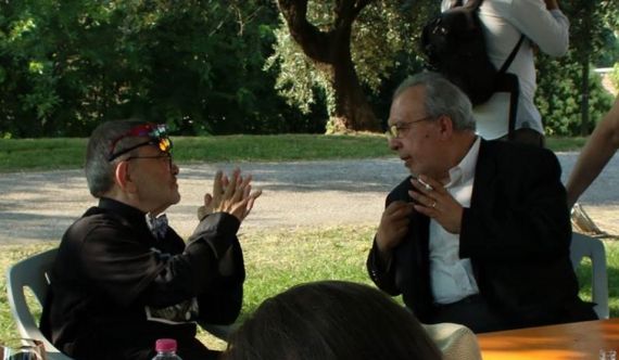 7 Con Fernando Arrabal a MonigArt International Poetry Festival, July, 1st 2016