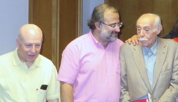 12 Los poetas Javier Lostalé, Alfredo Pérez Alencart y Jesús Hilario Tundidor (foto de Jacqueline Alencart)