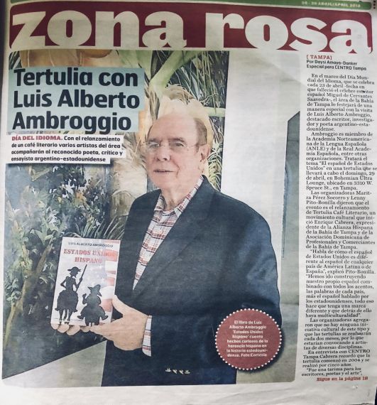 15 Entrevista al poeta Luis Alberto Ambroggio (Argentina-EE.UU)