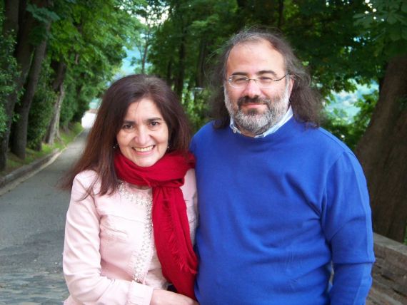 3 Jaqueline Alencar y Alfredo Pérez Alencart en Urbino (foto de Gianni Darconza)