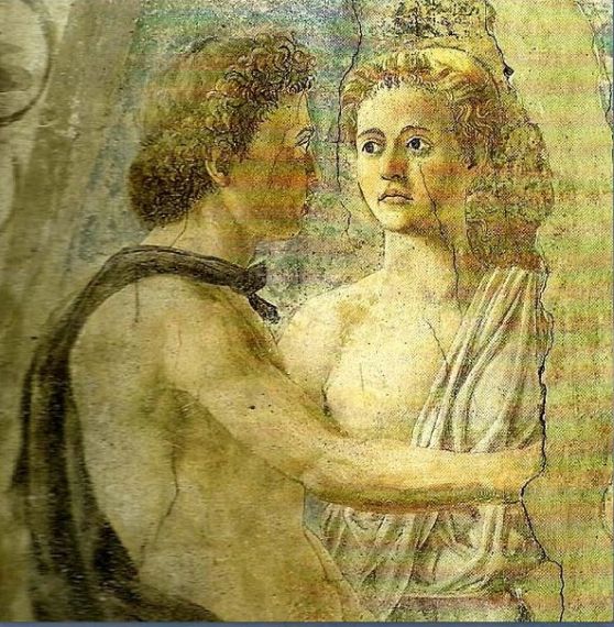 3 La leyenda de la Vera Cruz (detalle), de Piero della Francesca