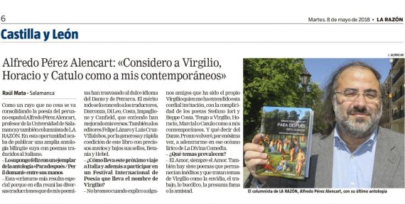 39 Entrevista a A. P. Alencart (La Razón