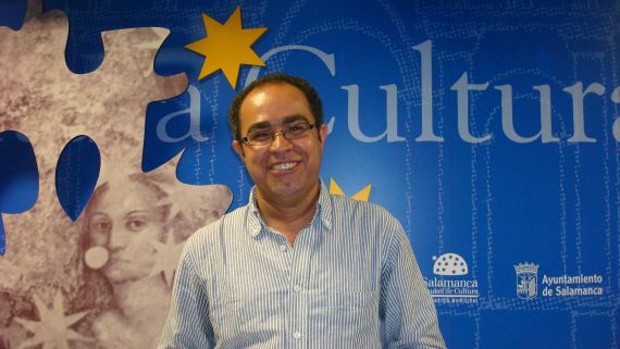 4 A. Hadi Sadoun en la Sala de la Palabra (Salamanca, foto de Jacqueline Alencar)