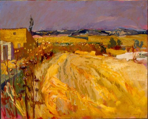 4 Vega de Valdetronco, pintura de José Carralero