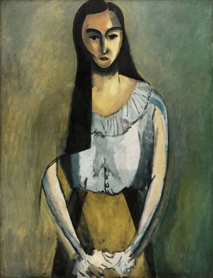 7 La mujer italiana, de H. Matisse (1916)