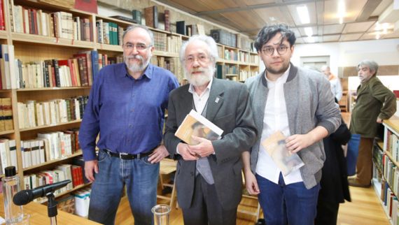 9 Arturo Casas, Xesús Rábade y Ismael Ramos, en Couceiro