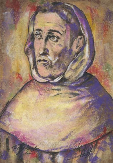 9 Fray Luis de León retratado por Miguel Elías
