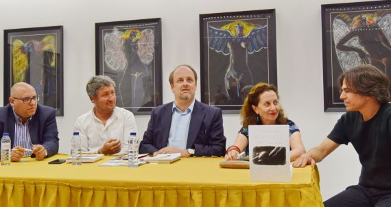 3 João Carrega, Carlos Semedo, Pedro Mexia, Maria João Fernandes y Gonçalo Salvado (Foto de Maria de Lurdes Gouveia da Costa Barata)