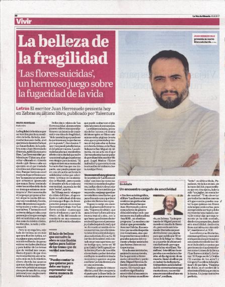 5 entrevista en La Voz de Almería