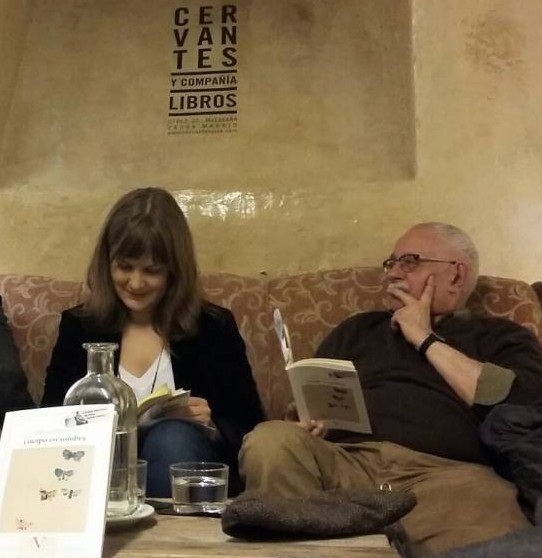 7 Isabel González Gil y Pío E. Serrano, durante la presentación del libro en Madrid