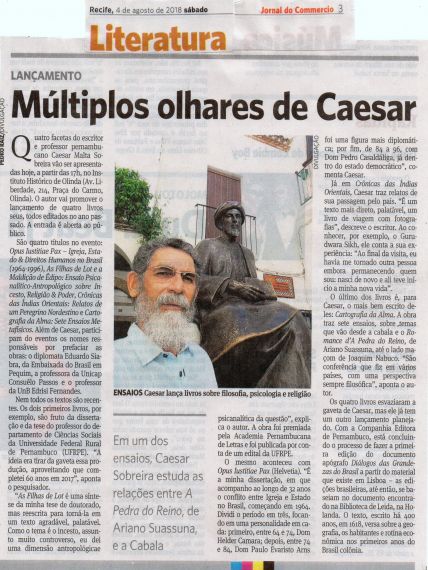 16 Cuatro libros presentados por Caesar Malta Sobreira, doctor por Salamanca (En Olinda)